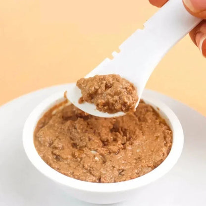 Long handled pet canned food spoon cat canned food