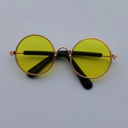 Lovely Vintage Round Cat Sunglasses Reflection Eye wear