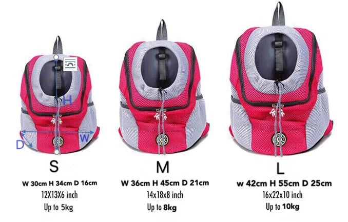 Outdoor Pet Dog Carrier Bag Portable Travel Backpack