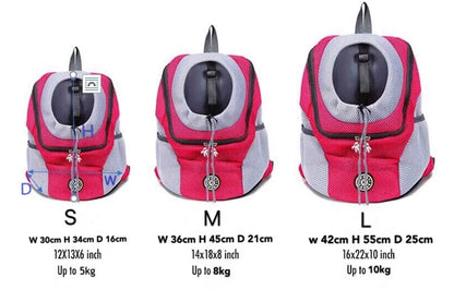 Outdoor Pet Dog Carrier Bag Portable Travel Backpack