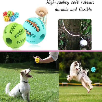 Dog Toy Ball Interactive Rubber Balls Puppy Chewing