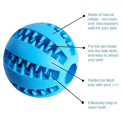 Dog Toy Ball Interactive Rubber Balls Puppy Chewing