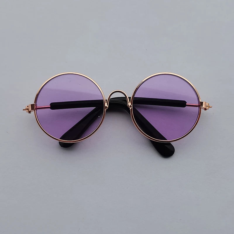 Lovely Vintage Round Cat Sunglasses Reflection Eye wear