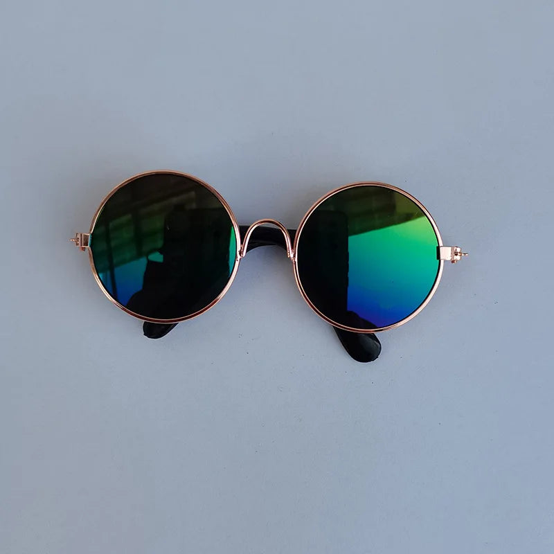 Lovely Vintage Round Cat Sunglasses Reflection Eye wear
