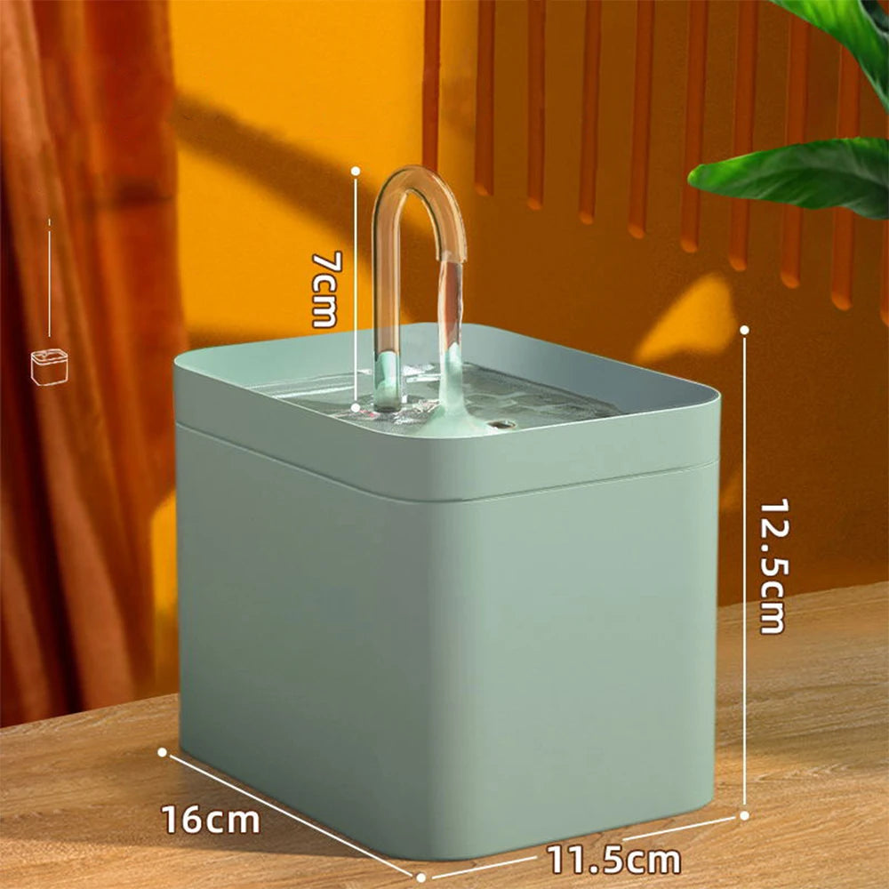 Ultra-Quiet Cat Water Fountain Filter Smart Automatic Pet