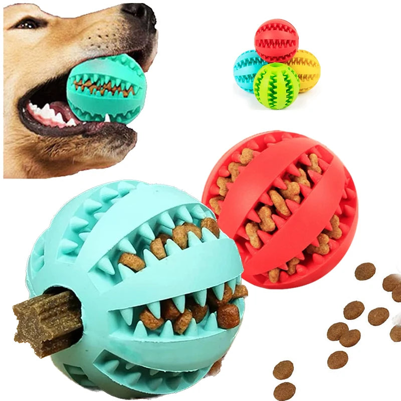 Dog Toy Ball Interactive Rubber Balls Puppy Chewing