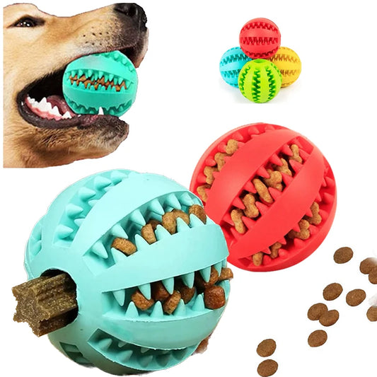Dog Toy Ball Interactive Rubber Balls Puppy Chewing