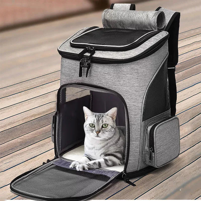 Breathable Pet Cat Carrier Backpack Foldable Pet Carrier