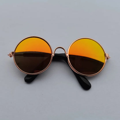 Lovely Vintage Round Cat Sunglasses Reflection Eye wear